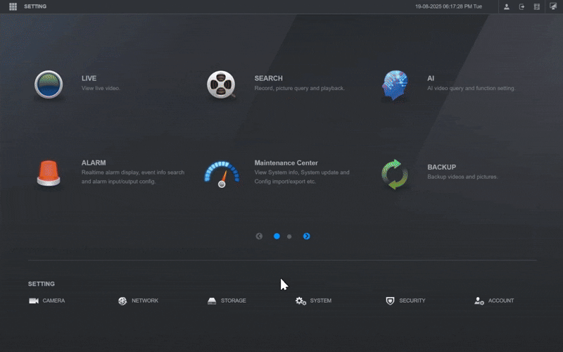 Dahua Alarm Configuration